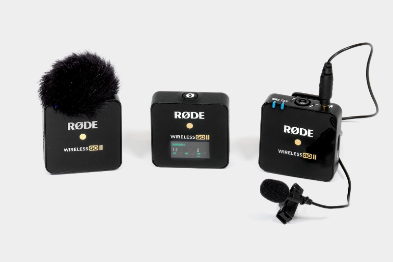 Digitales 2-Kanal Drahtlos-Mikrofonsystem.