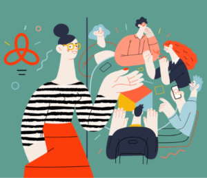 Grafik: Mehrere Erwachsene